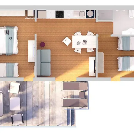 Bungalow Leccio Trilocale 6 Pax *